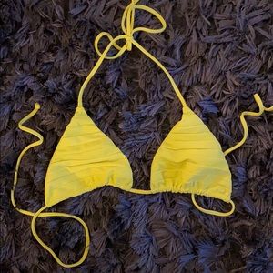 NEW Mikoh Lemonade Bikini Triangle Top